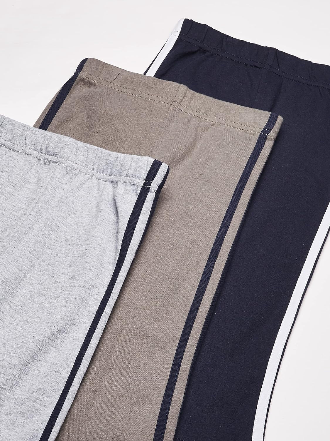 Hudson Baby Infant and Toddler Boy Cotton Pants 3pk, Navy Gray, 4 Toddler