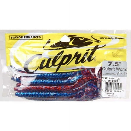 UPC: 0043394720444 | Culprit 7.5  Original Worm Fire and Ice  18 Count