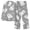Gray, variant on Enjoytime Halloween Womens Pajama Sets Pumpkin Ghost Print Turndown Collar Tops Loose Pants Cute Funny Sleepwear Womens Clothing