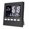 thumbnail image 4 of Weather Clock Color Screen Digital Display Thermometer Humidity Clock Colorful Alarm Calendar Weather Electronic Alarm Clock, 4 of 5