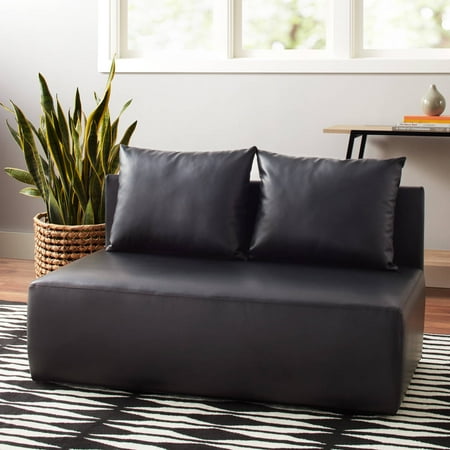 Mainstays 49" Modular Double Lounge Loveseat, Multiple Colors