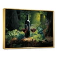 thumbnail image 2 of Designart "Calm Cabernet Moments I" Wine Floater Framed Canvas Prints, 2 of 5