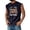 Black, variant on Men's Crew Neck Muscle Tee with Waving American Flag Graphic and "1776 to 2026" 250 Years Text Surrounded by Stars, Soft Cotton Blend for Daily Wear or Family Gatherings Black L
