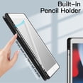 thumbnail image 4 of JETech Case for iPad 10.2-Inch (9th/8th/7th Generation, 2021/2020/2019) with Pencil Holder, Clear Transparent Back Shell Slim Stand Shockproof Tablet Cover, Auto Wake/Sleep (Black), 4 of 7