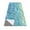 Turquoise, variant on Turquoise Blue Teal Yoga Towel for Hot Yoga Non Slip, Chic Stained Glass Texture Aesthetic Yoga Mat Towel Absorbent Yoga Sweat Towels Microfiber Hot Yoga Blanket for Bikram Pilates 26"x74"
