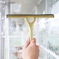 thumbnail image 4 of Cabezal de ducha de color dorado con gancho, raspador de acero inoxidable para el hogar, limpiador de limpiaparabrisas para baño, cocina, espejo, vidrio, piso BRI  Rojo Verde, 4 of 5
