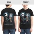 thumbnail image 3 of Animation The Nightmare Before Christmas T-Shirts Ado Unisexes Col Rond Manches Courtes T-Shirt pour Garçons Filles Jeunes Enfants, 3 of 8