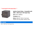 thumbnail image 2 of Ignition Control Relay - Compatible with 2002 - 2003 Ford F-350 Super Duty, 2 of 2