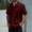 Red, variant on UANWENN Men Fashion Casual Top Shirt Comfortable Solid Color Button Shirt Top Short Sleeve Top Adult Bodysuit Male Bulk of T Shirts Mens Tops Beach Tee Shirt Top Large Shirt 70s Shirt Men T Shirt