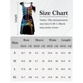 thumbnail image 6 of FEOYA Ladies Skeleton Bones Dress Women's 3D Digital Printed Dress Costume Anatomy Irregular Dress XL, 6 of 6