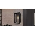 thumbnail image 5 of Quoizel Robbins 1-Light Matte Black Outdoor Wall Lantern, 5 of 7