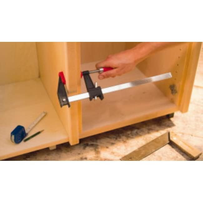 Bessey 18" Clutch Style Bar Clamp with 2-1/2" Throat Depth, Wood Handle