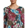thumbnail image 3 of Time and Tru Women's Knit Dress with 3/4-Length Sleeves, 3 of 5