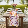 thumbnail image 4 of Table Runners 108 Inches Long Dress Scarves, Pink Spring Floral Farmhouse Coffee/Dining/Kitchen Table Runner for Living Room, Elegant Pastoral Flowers Daisy 13x108 Inch, 4 of 9
