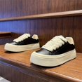 thumbnail image 4 of Men'S Breathable Casual Skate Shoes - Slip-Resistant, Comfortable Lace-Up Sneakers  Suitable for Outdoor Activities, Jogging, Walking Made with Durable Materials And Stylish Contrasting Design,, 4 of 9