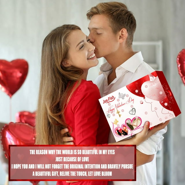 Dvkptbk A Ruler Valentine's Day Jewelry Lady Surprise Gift Gift Box Bracelet DIY Box Set Jewelry