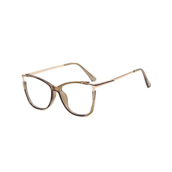 Minnieouse Gafas de ojo de gato Anti luz azul para mujer, lentes acrílicos para leer, estilo Vintage, gafas de lujo con montura grande Type9 NO9
