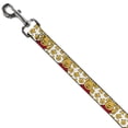 thumbnail image 2 of Disney Pet Leash, Dog Leash, Winnie the Pooh Chibi Pose and Expressions Scattered White, 6 Feet Long 1.0 Inch Wide, 2 of 6