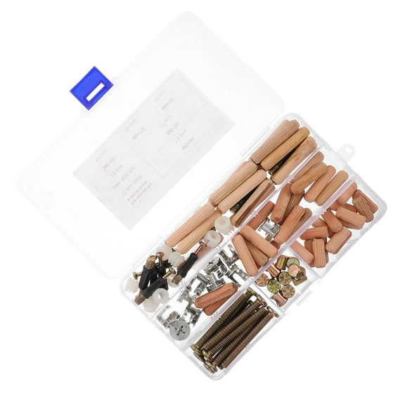 WHAMVOX Bunk Bed Hardware Replacement Kit with 95 Pieces for Assembly and Repair Including Screws Bolts and Connectors Assorted Color
