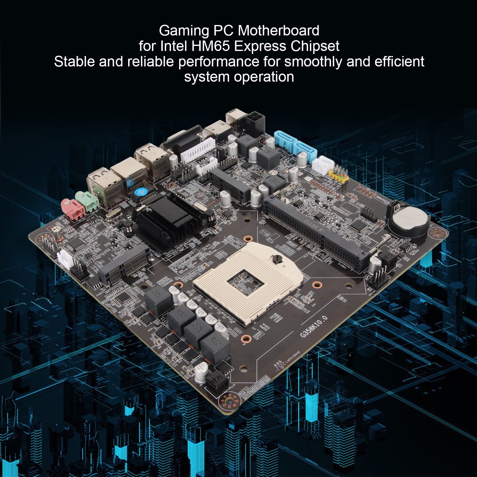 Gaming PC Motherboard, Reliable Chip HM65 Motherboard For Desktop