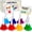 Multicolored, variant on Hand Bells for | Educational Music for 8 Notes Colorful Handbells Set | Musical Instrument with 15 Songbook | Birthday for
