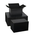 thumbnail image 2 of Ucanpack 1/8 Inch Thick Corrugated Packaging Box, 9x9x5" Black Small Business Carton, Made In USA- 25 Pcs Packing Carton For Moving Medium, Cardboard Shipping Box, 2 of 5