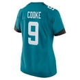 thumbnail image 3 of Women's Nike Logan Cooke Teal Jacksonville Jaguars Game Jersey, 3 of 4