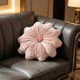 thumbnail image 2 of HHGBAD Cozy Floral Throw Pillow, Soft Lint Blossom Cushion, Versatile Decorative Accent for Living Room or Bedroom, Ideal Gift for Home Decor Enthusiasts, Pink, 2 of 6