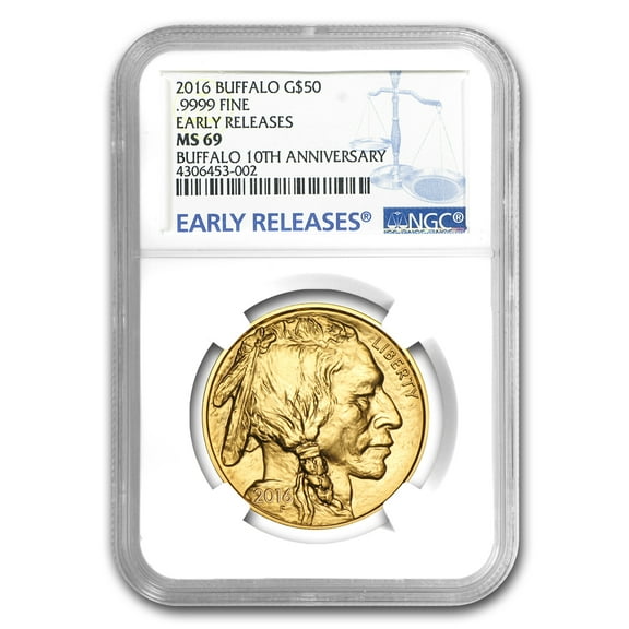 2016 1 oz Gold Buffalo MS-69 NGC (Early Releases)