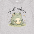 thumbnail image 4 of Inktastic Just Vibin' Frog Girls Baby T-Shirt, 4 of 5