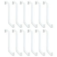 thumbnail image 7 of Over the Door Hook, Door Hanger Hooks Fit for Two Sized Doors, Reversible Design Metal for Hanging Clothes, Towel, Coat, Bathroom, Bedroom, 12 Pcs, White, 7 of 7