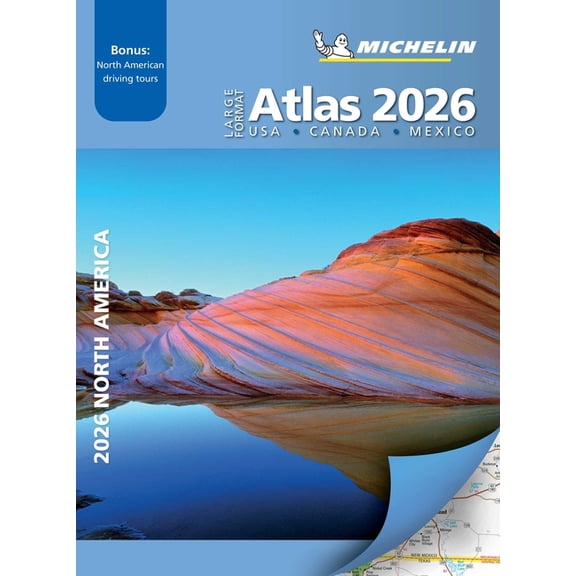 Michelin North America Large Format Road Atlas 2026, (Paperback)
