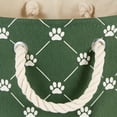 thumbnail image 3 of DII Polyester Pet Bin Trellis Paw Hunter Green Rectangle Small, 3 of 5