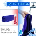6 Pack Cooling Towel Soft Breathable Ice Sports Towel Keep Cool Chilly