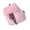 Pink, variant on Fashionable Plush Furry Small Backpack for Women Adjustable Shoulder Bag with Drawstring Closures Flap Covers for Casual