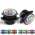 thumbnail image 2 of Sunpie Rotating Series 7 inch RGB 3D Headlights with 4 inch RGB fog lights For 2007-2018 Jeep Wrangler JK/JKU, 2 of 6