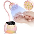 thumbnail image 1 of Lámpara LED UV para uñas Makartt, inalámbrica, recargable, 39 W, con sensor, 1 of 9
