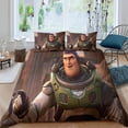thumbnail image 2 of Buzz Lightyear Duvet Cover 3D Printed Set Bedding Set Anime Characters Quilt Cover Ultra Soft Breathable Conforter Cover Microfiber Comforter Cover Protector Set Pillowcases Double, 2 of 5