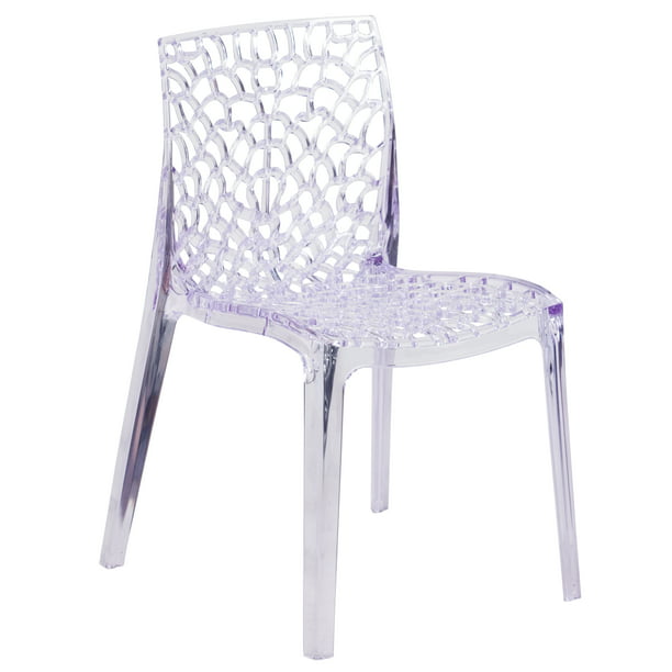 Vision Series Transparent Stacking Side Chair