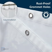 Mainstays Medium Weight PEVA Shower Liner, 54 x 78 for Bathroom Stall, Clear