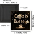 thumbnail image 3 of Letrero de café de Halloween xinyu decoración del hogar 5 X 5 pulgadas, 3 of 7
