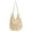 White4, variant on AJGRHE Crochet Beach Bag for Women - Woven Boho Purse Knitted Shoulder Bag for Summer Vacation Beachy Travel Pool Blue