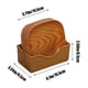 thumbnail image 3 of Platos de Cartón con Veta de Madera, Diseño Desechable Resistente, Color Marrón Natural, Vajilla Versátil para Fiestas, Reuniones Familiares y Picnics, Tamaño 14,5 X 14,5 Cm, Plato Individual., 3 of 6