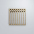 thumbnail image 5 of Ekena Millwork 7 3/8"W x 7 3/8"H x 3/8"T Extra Small Cedar Park Decorative Fretwork Wood Wall Panels, Birch, 5 of 6