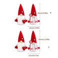 thumbnail image 3 of Valentine's Gift Soft and Charm Faceless Gnome Valentine's Day Gnome Perfect for Tree, Shelf, 3 of 12
