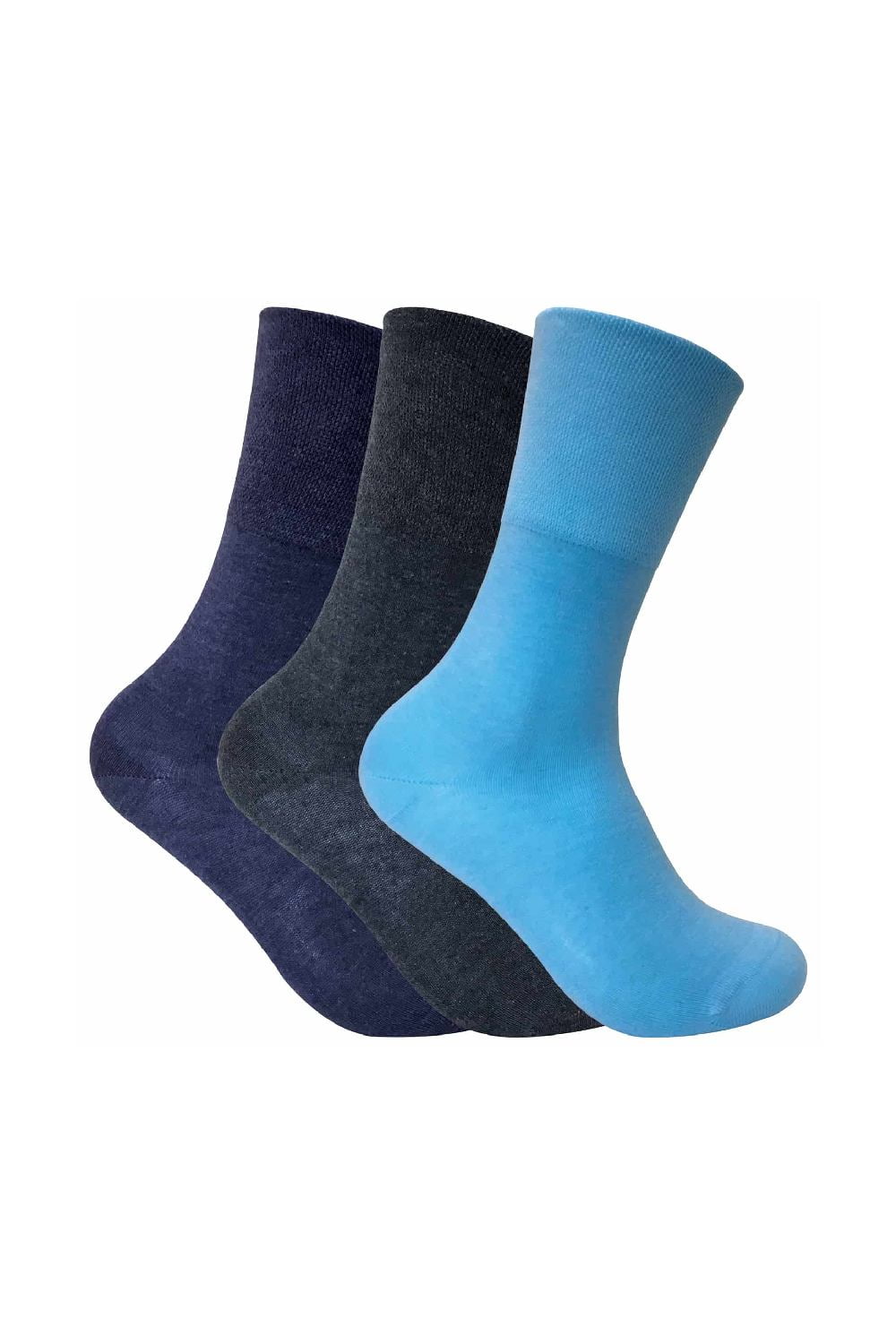 3 Pack Ladies Non Elastic Thermal Diabetic Socks for Poor Circulation