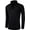 Black, variant on Iceglad Mens Slim Fit Zip Up Mock Neck Polo Sweater Casual Long Sleeve Sweater and Pullover Sweaters with Ribbing Edge