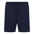 thumbnail image 3 of hajo Pijama corto para hombre - Klima-Light, cuello redondo, pijama, shorty, mezcla de algodón Azul/Gris L (Large), 3 of 5