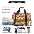 thumbnail image 5 of Rocae Aztec Print Hand Travel Bag Travel Duffel Bag and Fitness Bag, Women's Waterproof Weekend Tote, Men's Travel and Fitness Essentials, 5 of 7