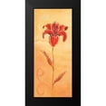 thumbnail image 2 of Jasper 13x24 Black Modern Framed Museum Art Print Titled - Single red IV, 2 of 5